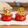 Chinese Style Lucky Money Bag Miniatures Decorative Car Trinkets New Year