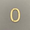 3D Self-adhesive Waterproof Plating House Number 0 To 9 Modern Gold Digits House Number Door Plate Address Outdoor Door Number