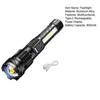 Yousheng Super Bright Flashlight, Outdoor Waterproof Flashlight, Type-C Rechargeable Flashlight, Multifunctional Torch with Power Display, Zoomable