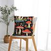 Catoon Red Forest Mushroom Pillowcase Polyester Cushion Cover Decorative Pillow Case Cover Home Square 45X45cm