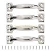 KX4B Set Of 4 Drawer Pulls for Kitchen Or Garage Cabinets Iron Barn Door Knob Handles