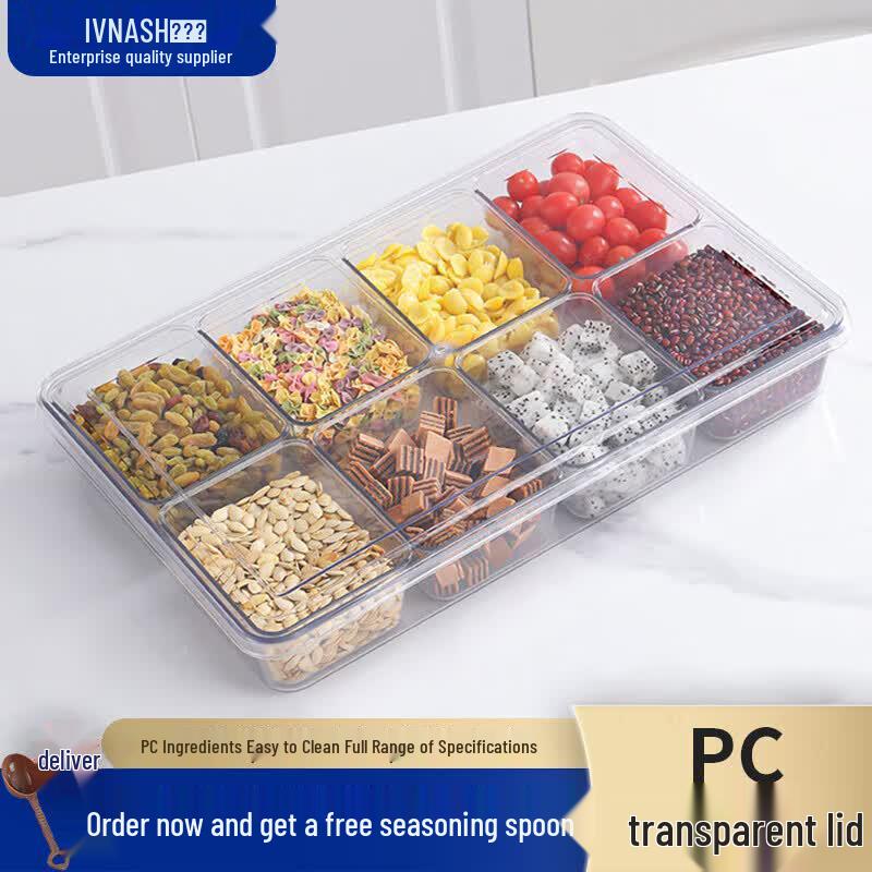 Commercial Multi-Compartment Ingredient & Seasoning Dispenser Box