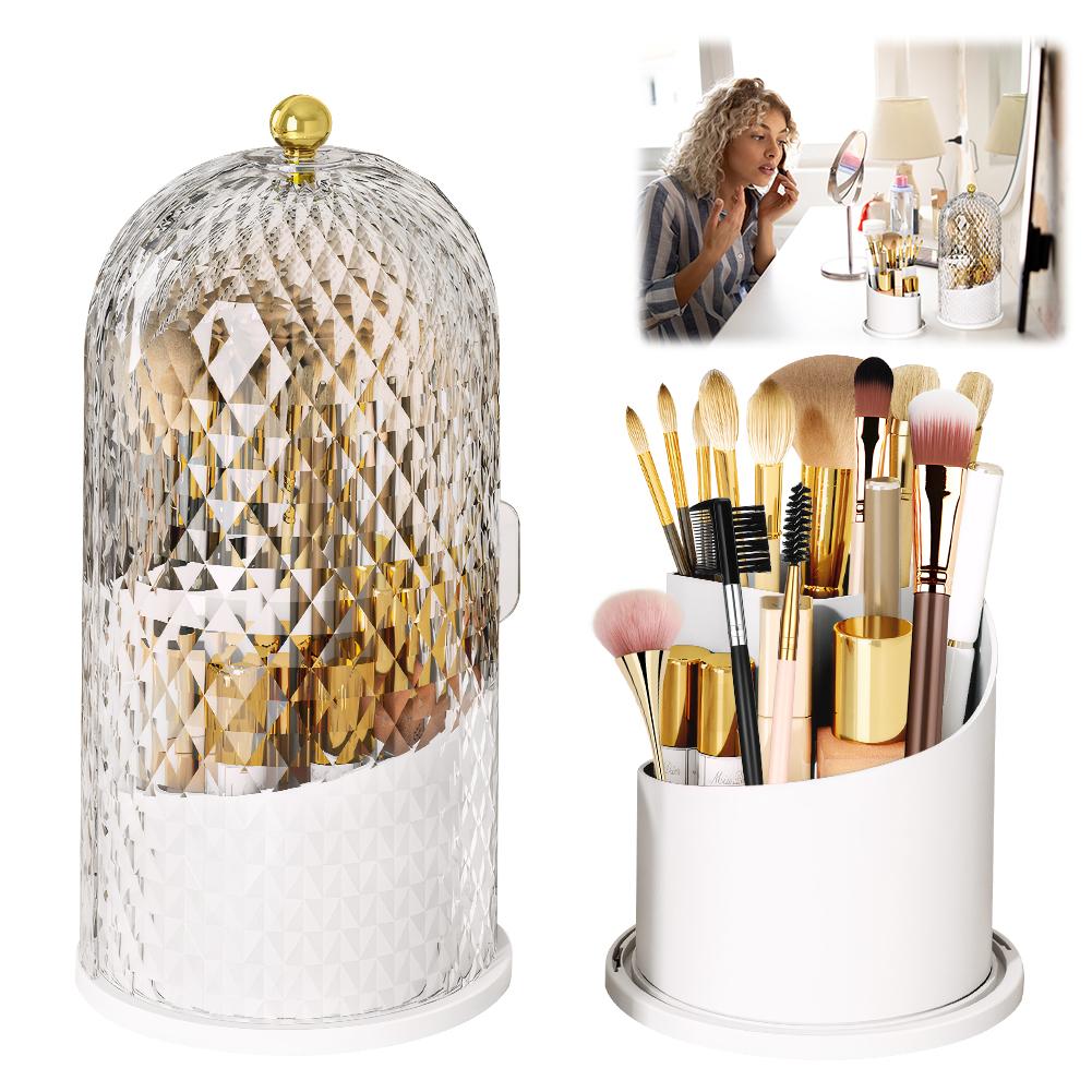 

Rotating Makeup Organizer Makeup Storage Box Multi Compartment Cosmetic Display Case Makeup Display Stand for Office Bathroom China Mainland