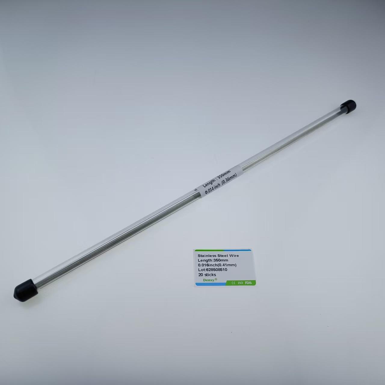 

20 шт. стоматологическая ортодонтическая прямая проволока из нержавеющей стали коаксиальная лигатура проволока стоматологический ортодонтический материал 016