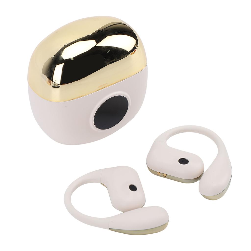 Wireless Earbuds Headphones with Flexible Earhook HiFi Sound ENC Noise Cancellation 60H for Cycling Running Workout