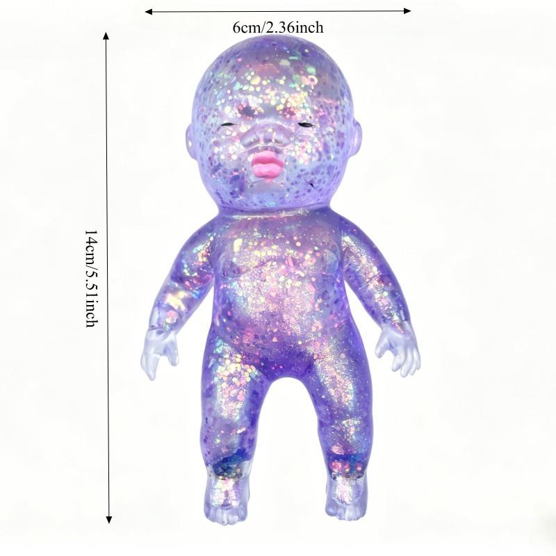 Jumbo Maltose Sugar Men Squishy Toy Slow Rising Stretchable Soft Maltose Venting Fidget Toy for Adult Stress Anxiety Relief Gift Present