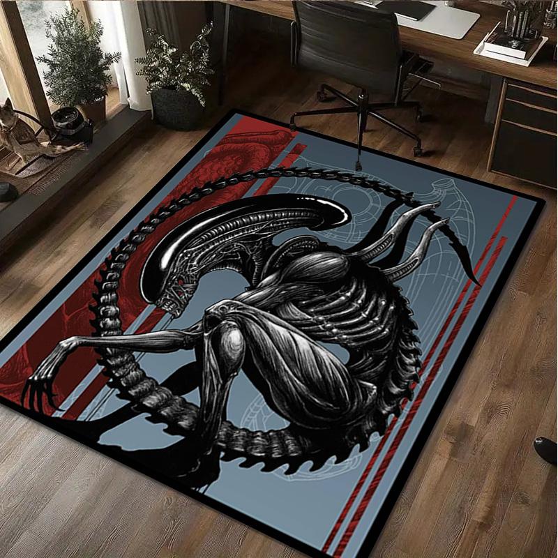 

1PC Alien Rug - Home carpet Office Decorative Carpet For Living Room Bedroom Door Mat Floor Rug Computer Chair Area Rug 40x60cm( 15x23in )