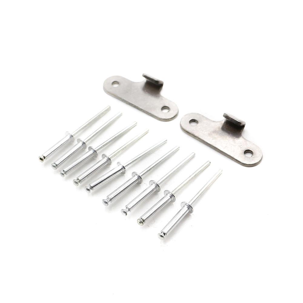 New Car Racing Mount Bonnet Hook Pin Lock Latch Spring Fastener Kit Silver Repair