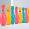 Mini Bowling Set Color/white Bowling Games Party Favors Gifts Summer Outdoor Sports Indoor Exercise Ball Gutterball Funny TMZ