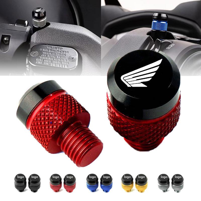 Motorcycle Mirror Hole Plug Screw Bolts For HONDA Hornet NT1100 CBR650R CBR400R CB500 Shadow PCX VFR750 XADV Forza 750 Monkey
