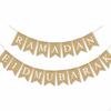 Celestial Moon Burlap Pennant Banner, Party Hanging Flag, Event Decor