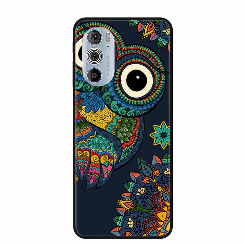 For Motorola Moto Edge Plus 2022 Case Soft Silicone TPU Back Cover Case For Motorola Edge+ 5G UW 2022 Funda Wolf Cartoon Coque