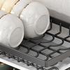 Wall Mounted Dish Drying Rack Rust-Proof Utensil Holder Kitchen Storage Rack  Household