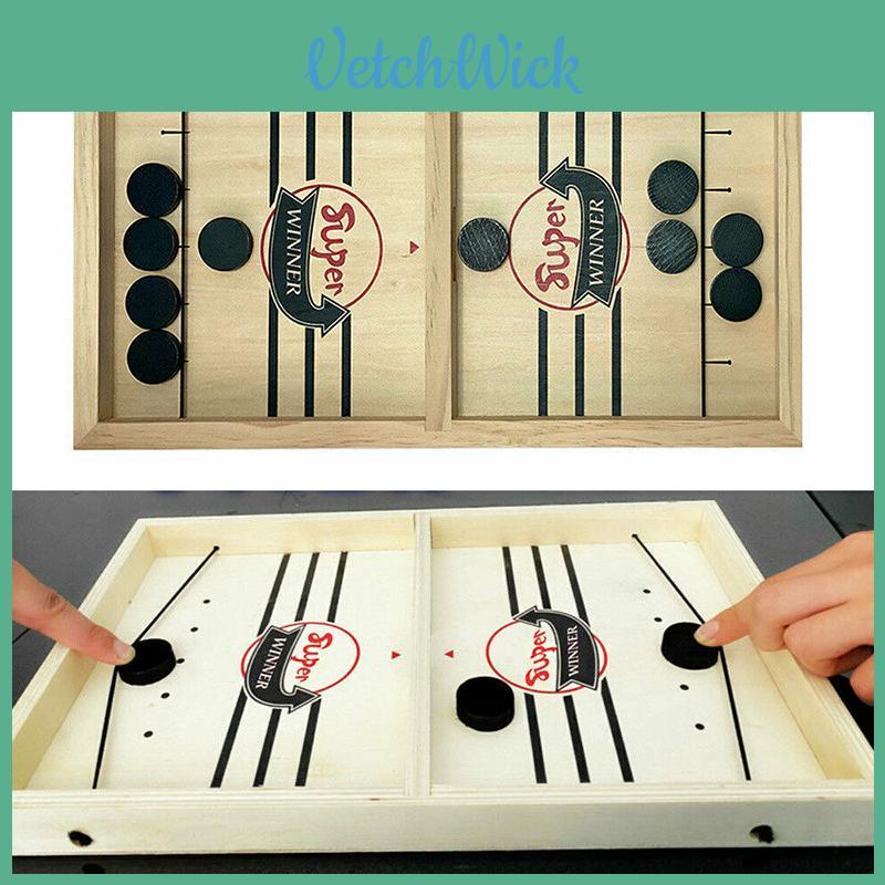 Engaging Kids Fast Sling Puck Game Winner Board Game For Family Fun And Interaction