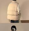 Men's Retro Hip Hop Cotton Down Vest - Warm Autumn/Winter American Style Jacket