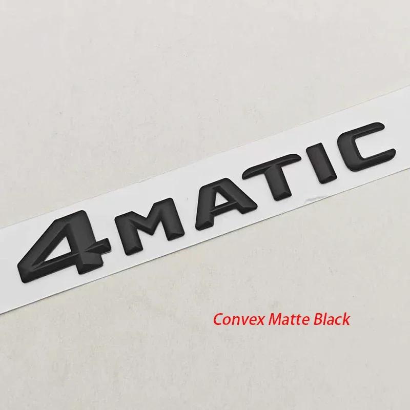 3D ABS Car Letters 4MATIC 4 MATIC Badge Sticker Rear Trunk Badge Emblem For Mercedes Benz C E G S GLC GLS Class AMG Accessories qqq1