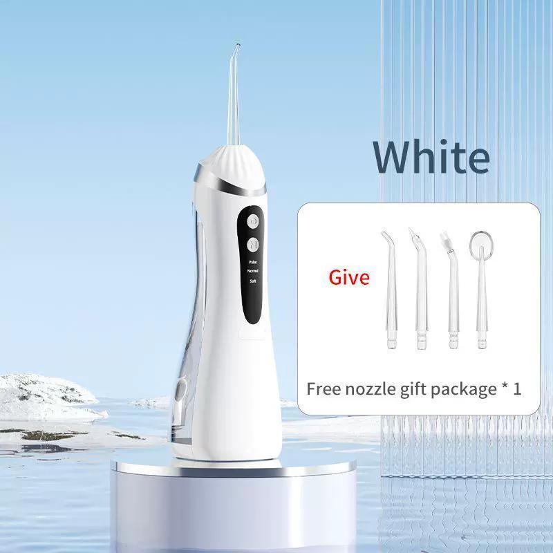 

Electric tooth flusher Household portable tooth washing instrument Cleaning teeth Oral tooth cleaner белый