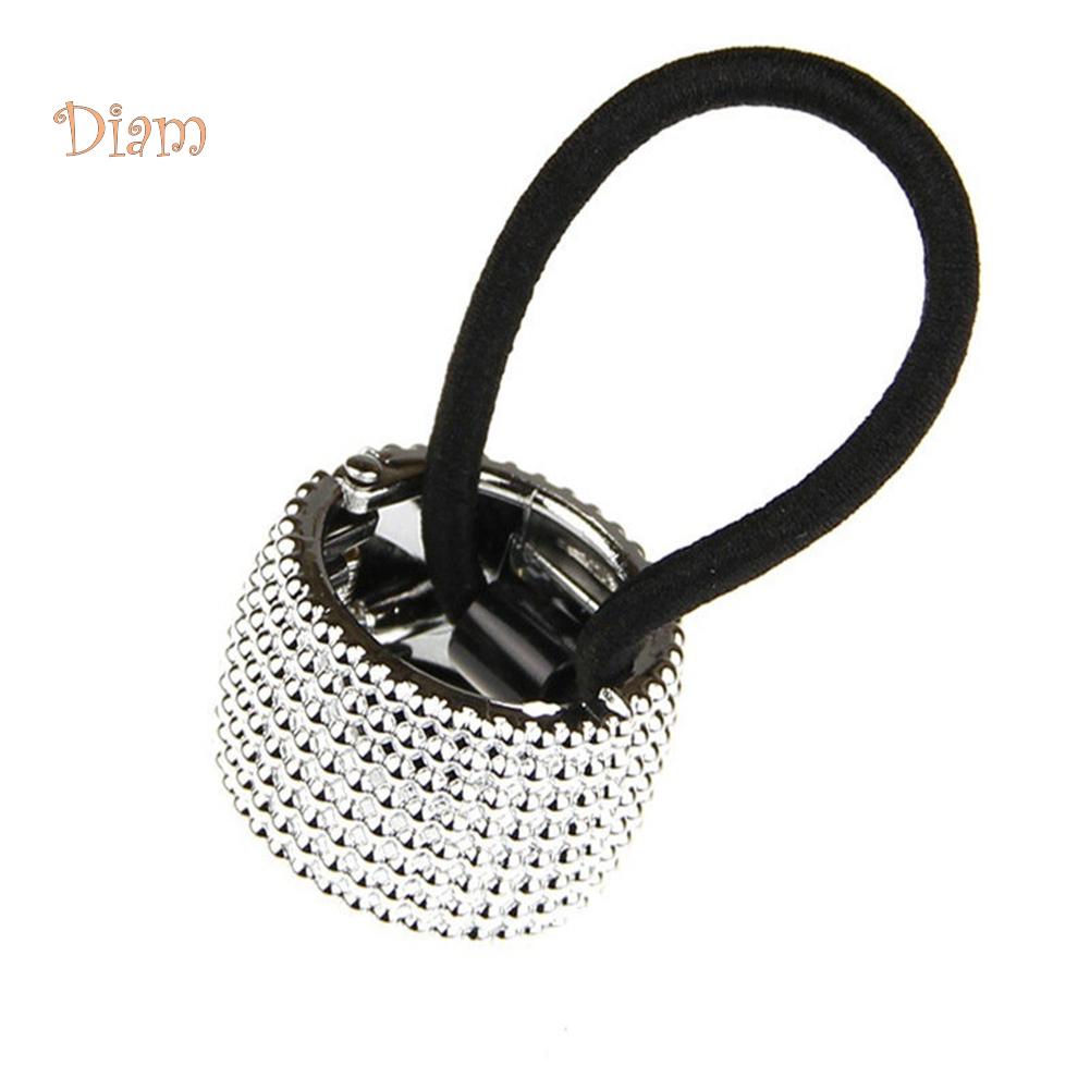 BEAUTY-HAIR CARE Punk Rivet Circle Ring Elastic Rope Band Ponytail ...