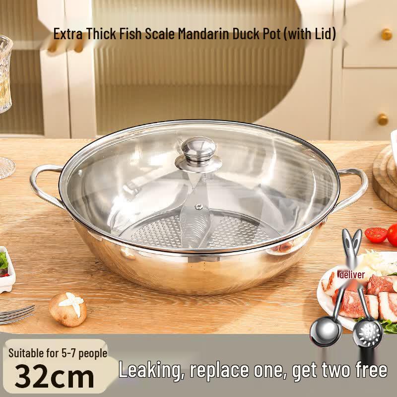 Stainless Steel Divided Hot Pot