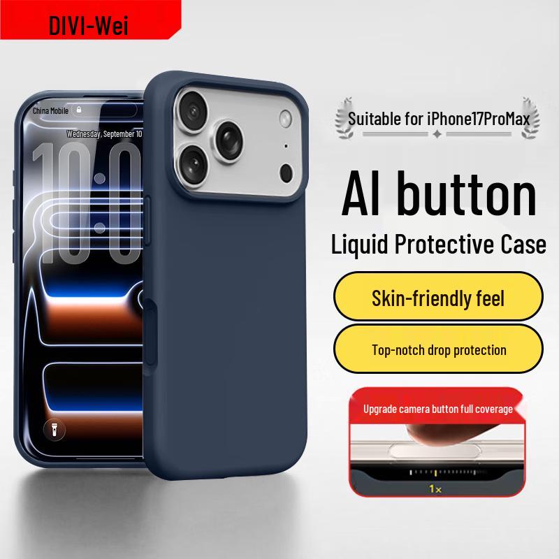 DIVI Liquid Silicone Case for iPhone 17 Pro Max iPhone 17 Pro Max
