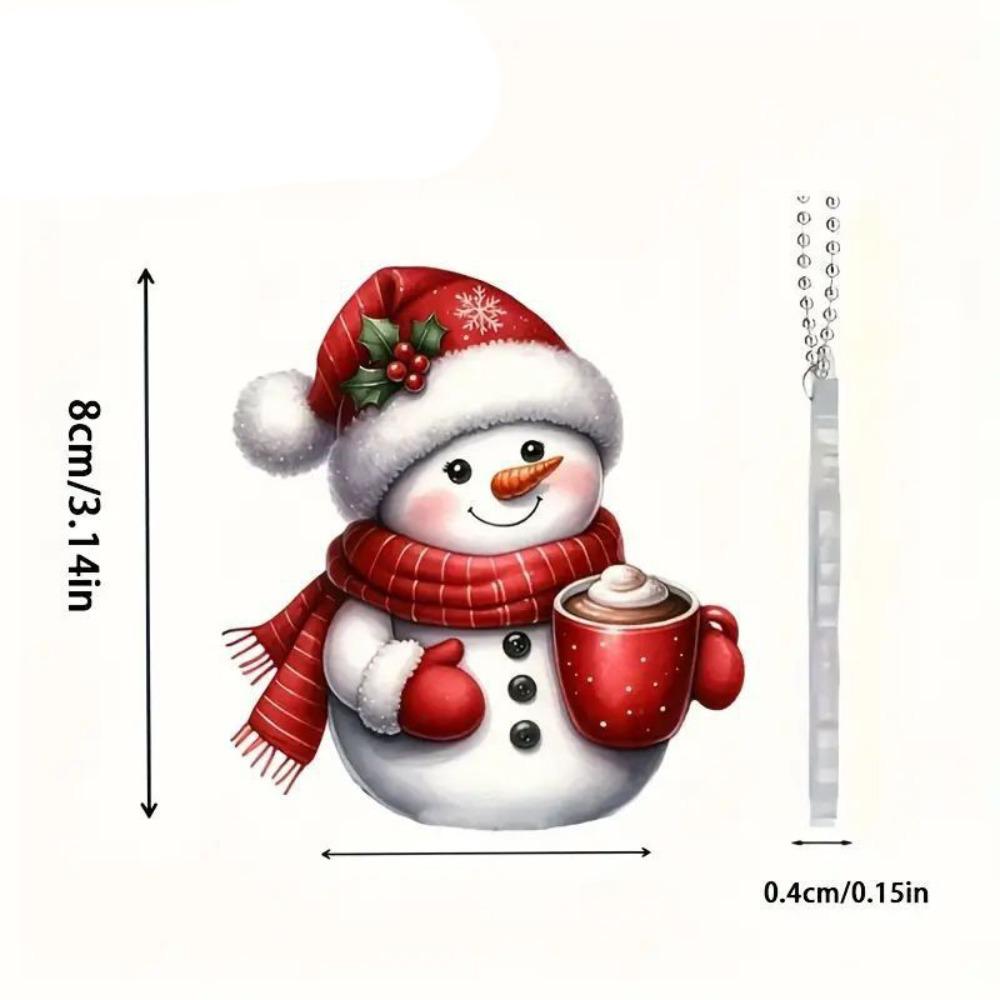 Creative Polar Bear Pendant Christmas Tree Ornament DIY Happy New Year Merry Christmas Present Handmade New Year Decor