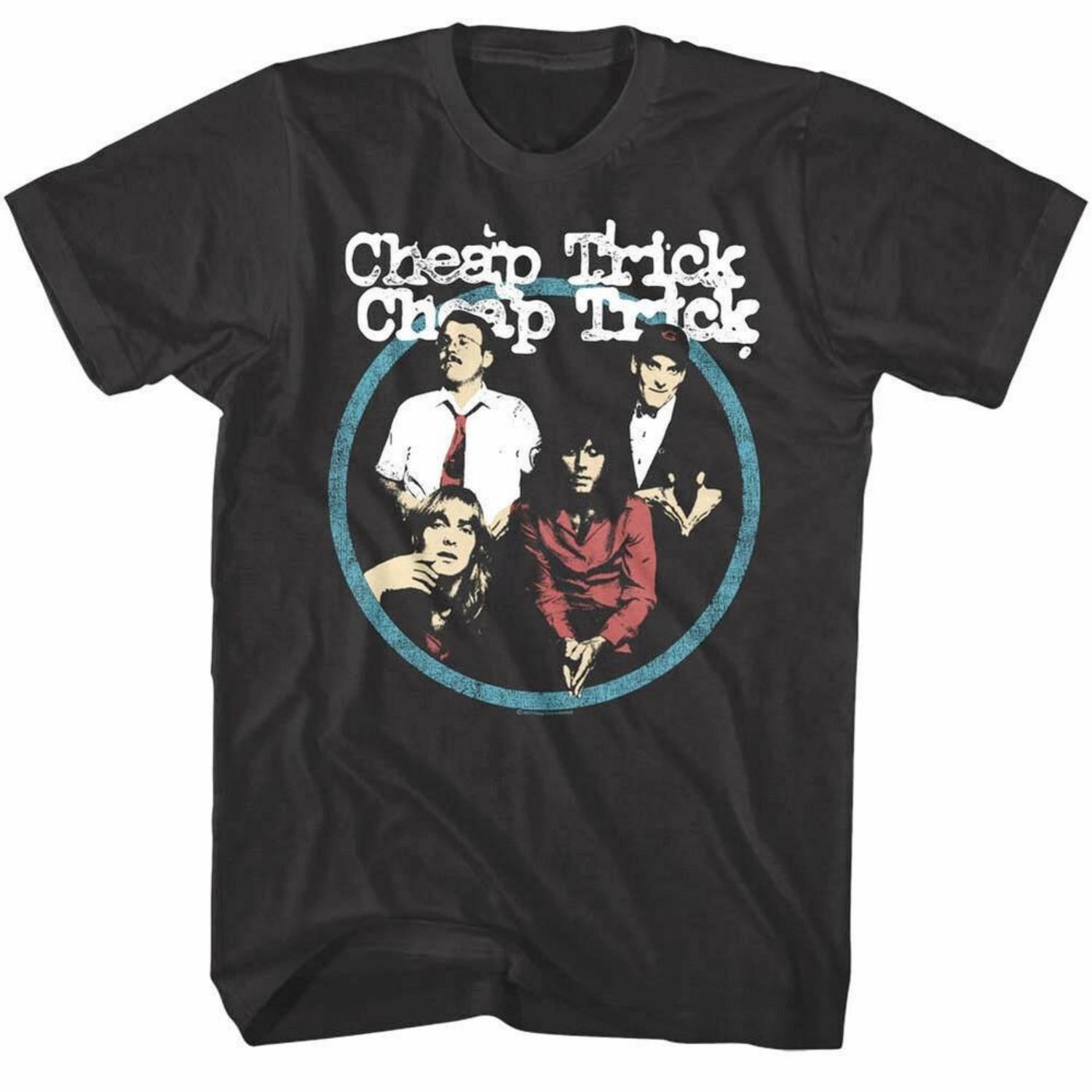 

SALE Cheap Trick Men T-shirt Black Short Sleeve All Sizes S To 5XL Unisex T-Shirt S чёрный