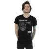 STAR WARS Mens Millennium Falcon Blueprint T-Shirt