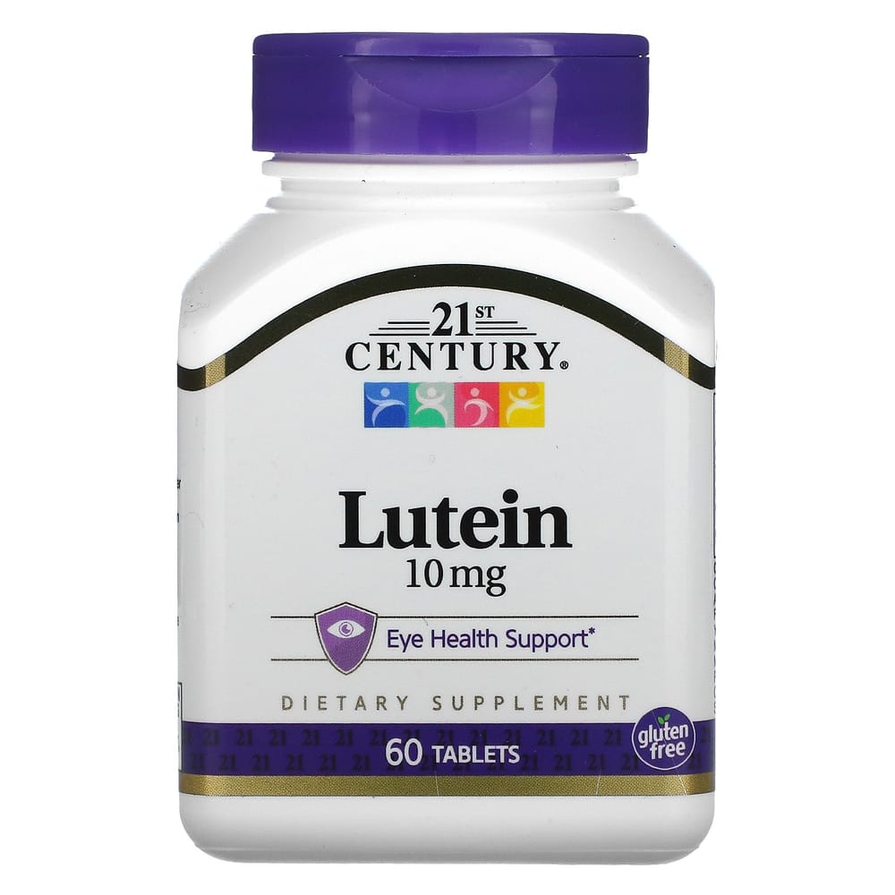 21st Century Sentry Lutein 10mg Tablets, 60 Count