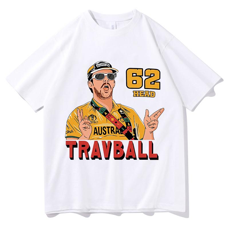Travball Travis Head I Love Head TShirt Hip Hop Unisex T Shirts Unisex Cotton O Neck Oversized Clothes Aesthetic Short Sleeve Tops