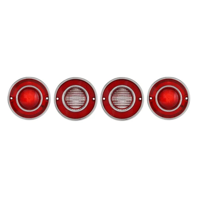 AABHN1 4pcs/set Car Tail Lights & Backup Lights for Chevrolet Corvette C3 1975-1979 (without Bulbs)