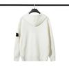 STONE Unisex Kapuzenpullover aus Strick mit Reißverschluss und Brustöffnung, mit Aufnäher - Herbst/Winter Kollektion