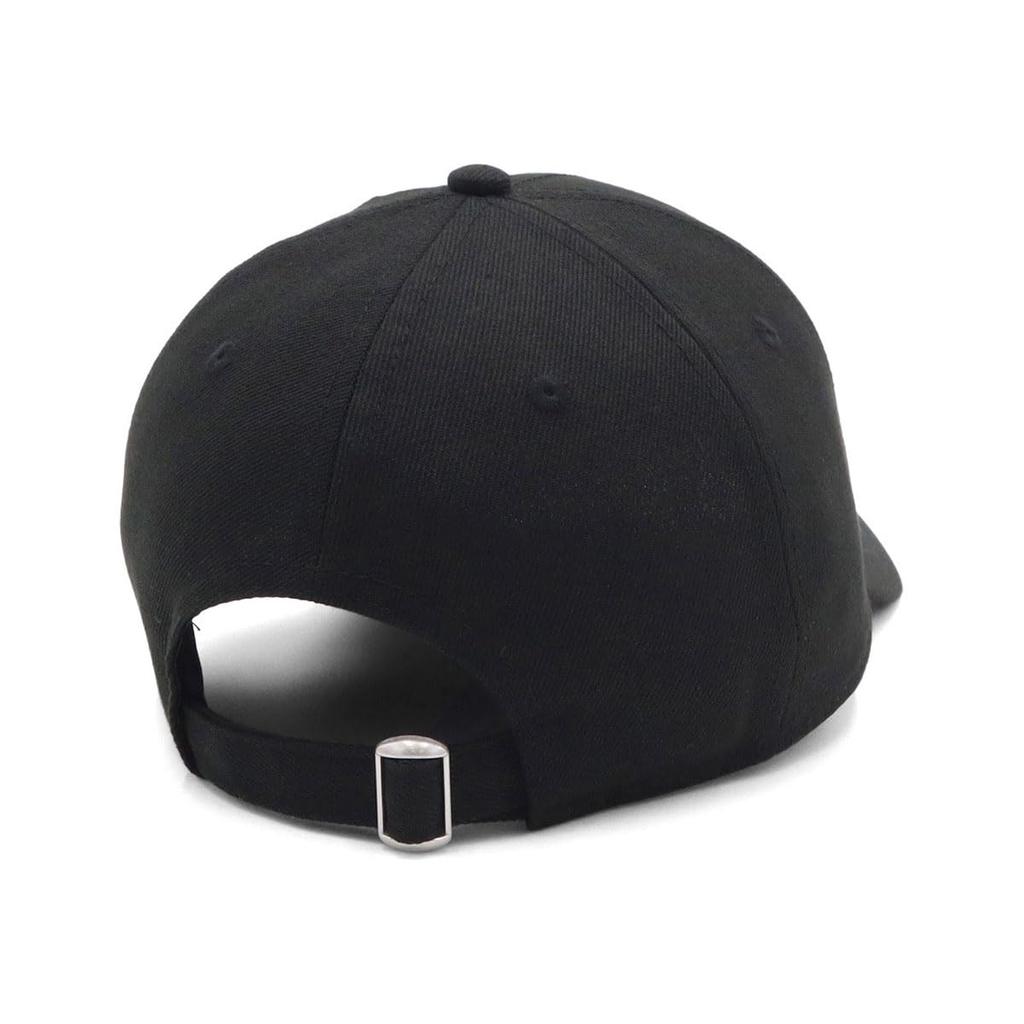 New Era Newera Cap 9FORTY Cloth Strap 14700200 NER36C2938 MLB New York Yankees NY Black Black FREE MLB ONSPOTZ Special Order Hat 940 Unisex Summer Sun
