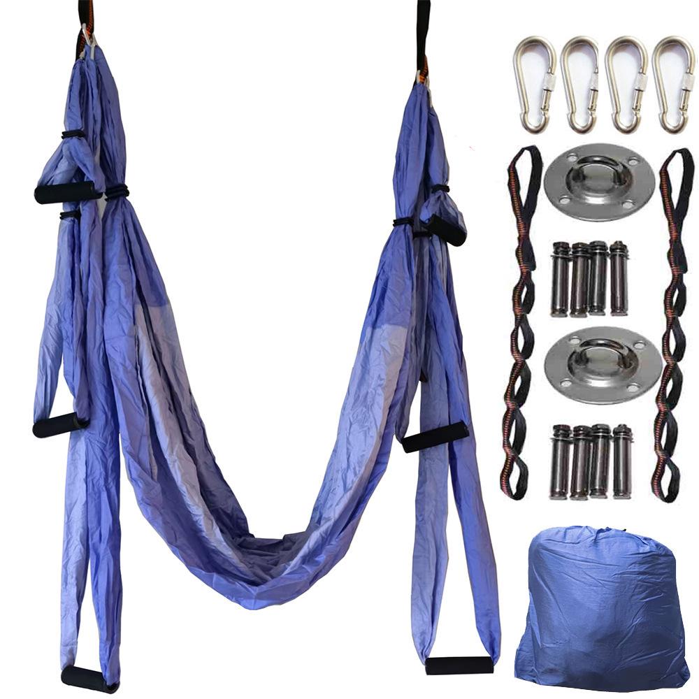Sada hamaky pro aerial jógu: 6-úchytkový neelastický nylon pro inverzi a fitness