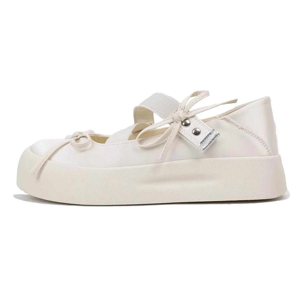 Fashion 2024 New Sweet Vintage Flat Shoes Mary Janes Shoes Women Bow-knot Buckle Lolita Platform Shoes Female Cute Designer Shoe Girls