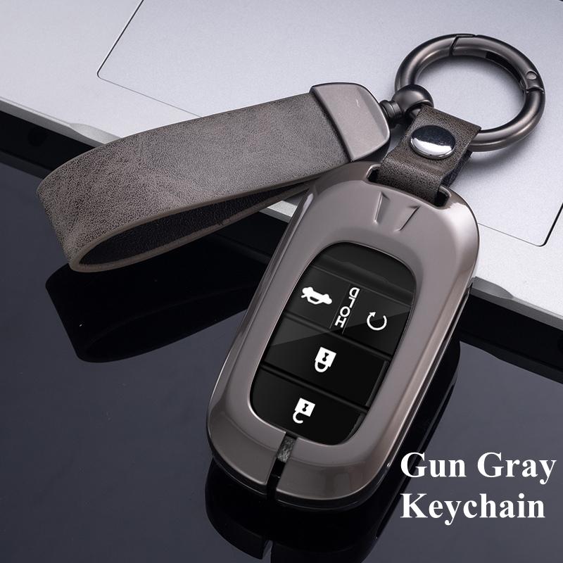 Metal Zinc Car Flip Key Case Cover For Honda Acura TL TSX ZDX RSX CRZ For Honda Civic Fit Accord CRV HRV Jazz Odyssey Vezel 2022