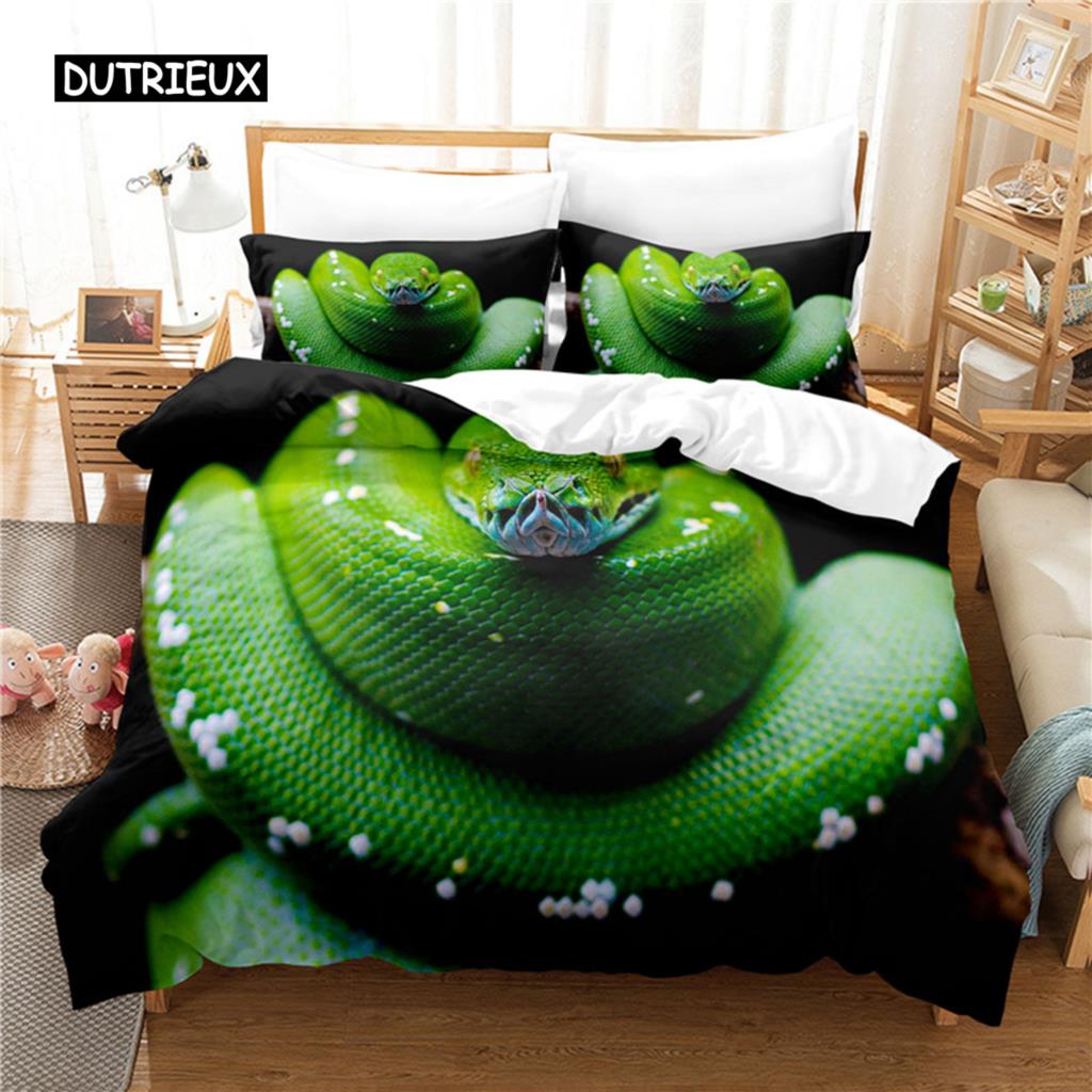 Snake Bedding Set Duvet Cover Set 3d Bedding Digital Printing Bed Linen Queen Size Bedding Set Fashion Design