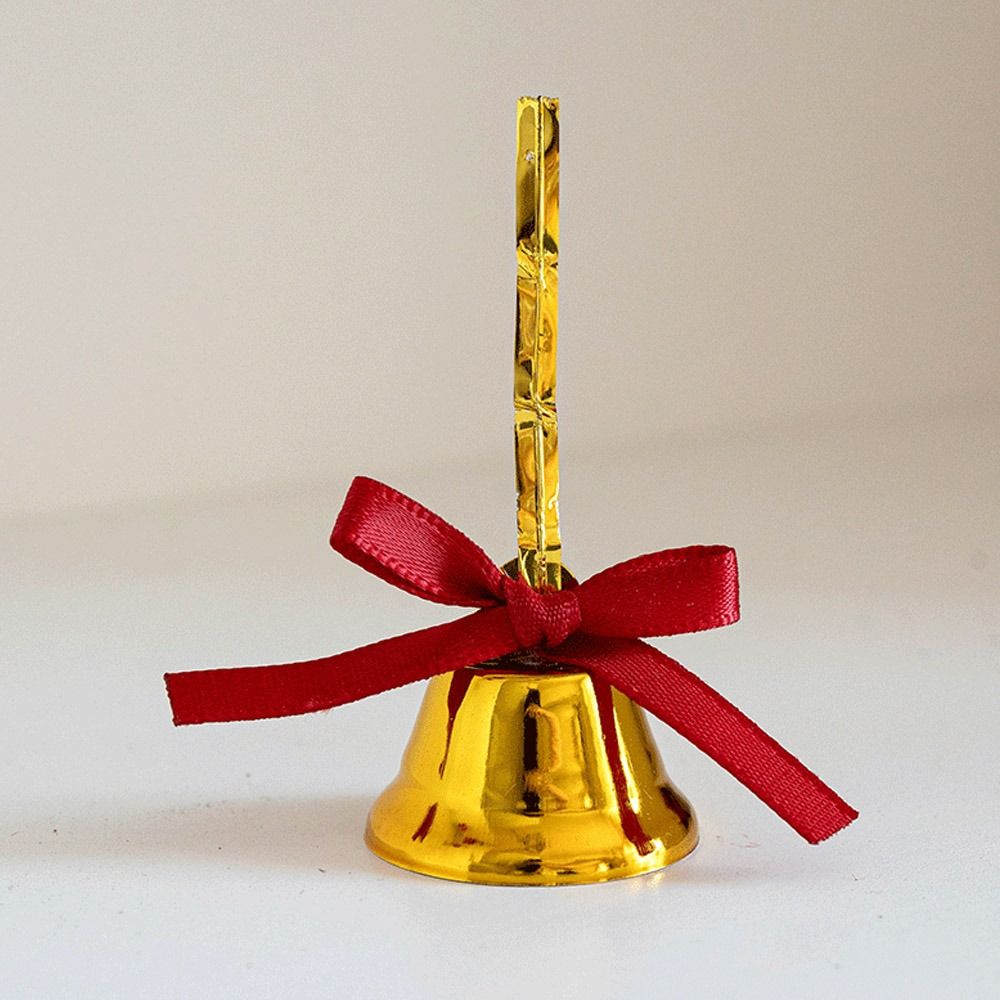 6/9Pcs Plastic Christmas Ornaments bow New Year Pendant Fashion Christmas Bells  Merry Christmas