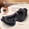 3D Sleep Mask Soft Sleeping Eye Aid Breathable Night Eyeshade for Relaxation And Eye Care Block out Light Travel Sleepmask