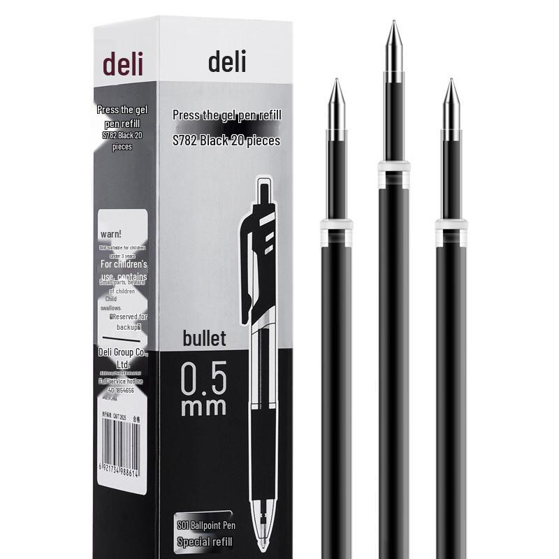 Deli S782 Gel Pen Refills