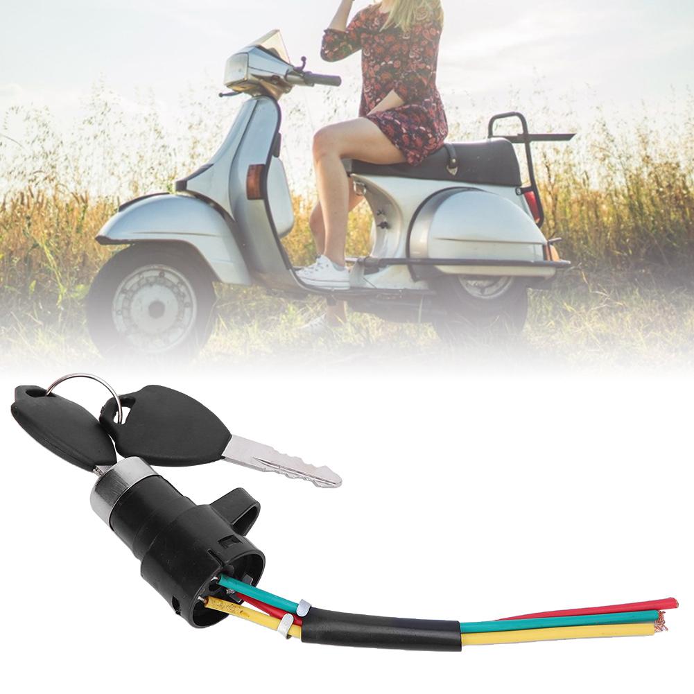 5Set Electric Bicycle Electric Scooter Power Supply Lock Key Switch Electric Door Lock