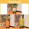 Spring Vegetable Plush Toy Set With Sponge Filling For Kids And Adults