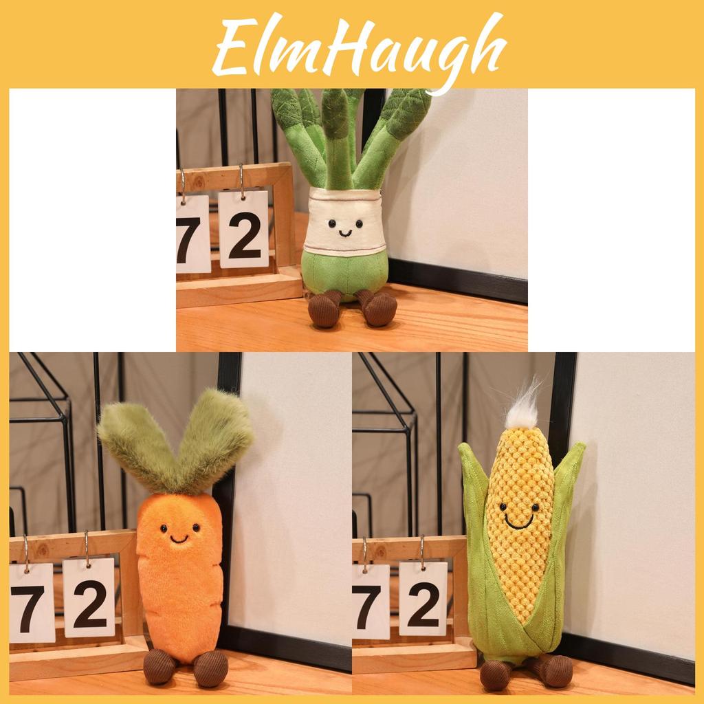 Spring Vegetable Plush Toy Set With Sponge Filling For Kids And Adults