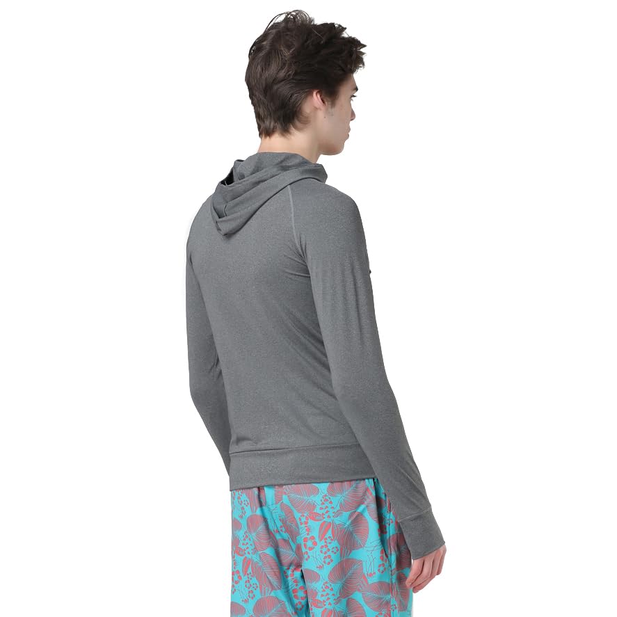 

[KOUKOUCOCO] Men s Rash Guard (JP, Alphabet, LL, B/Heather Gray)