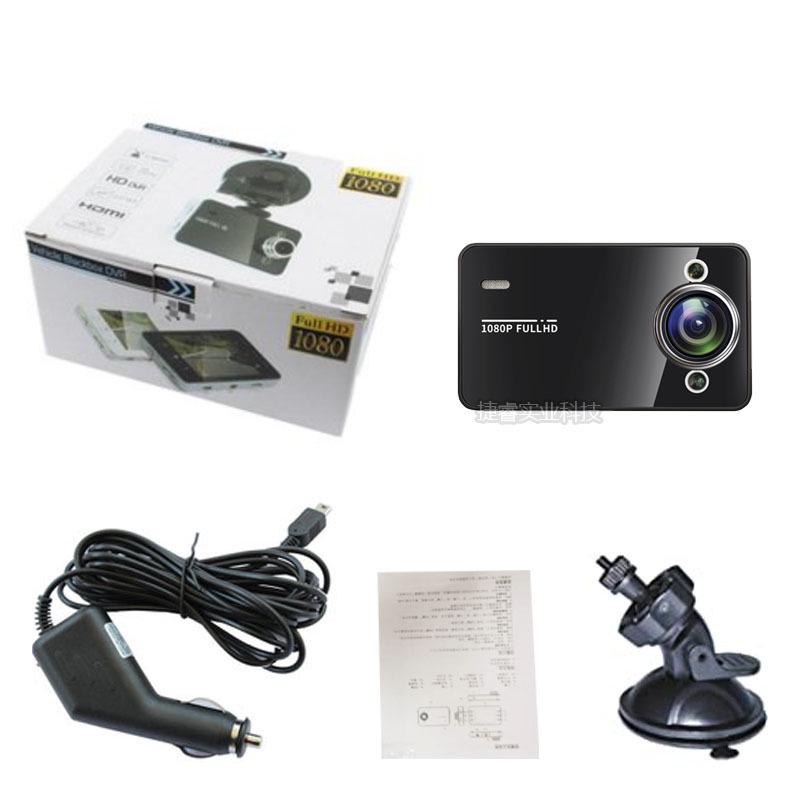 K6000 Dash Cam: Hidden Car HD Night Vision DVR Camera