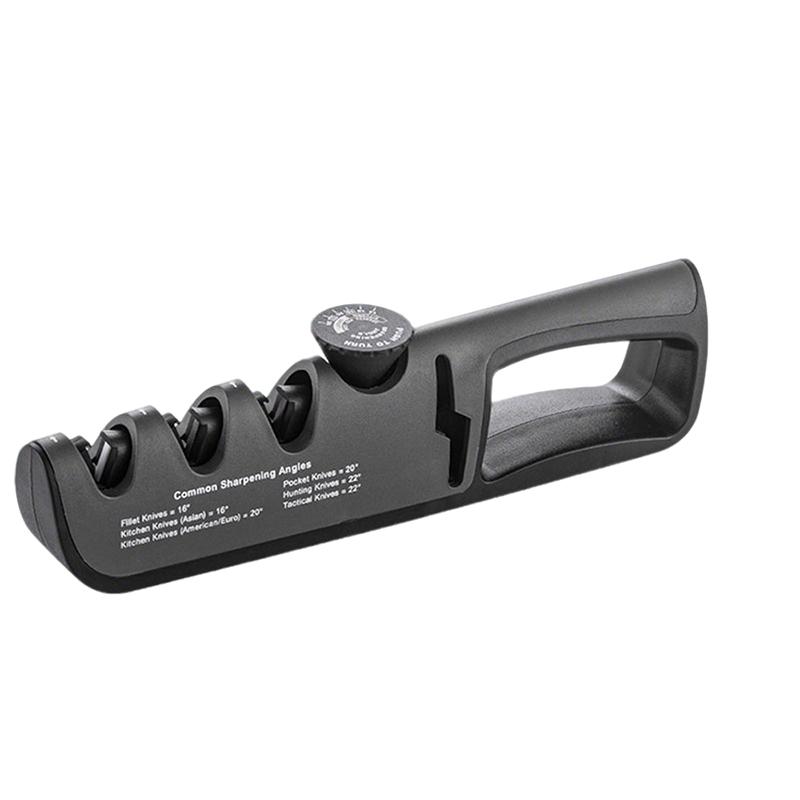 Professional 4-in-1 Knife Sharpening Adjust Angle Kitchen Knife Sharpener Helps Repair Restore Polish Blades Scissor Sharpener