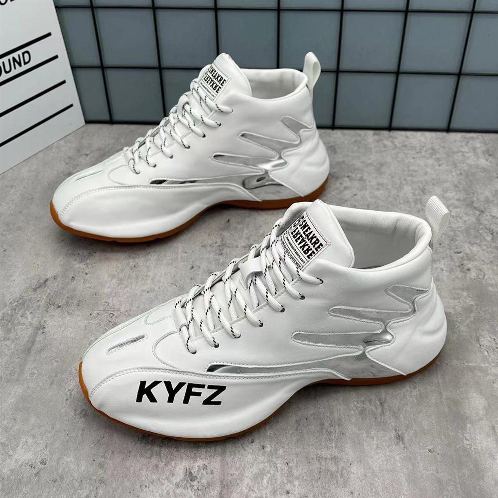 Frühlings-Vielseitige High-Top Freizeitschuhe mit Innenhöhe-erhöhenden Dad-Schuhen Modische Geschlossensohlige Schuhe für Herren