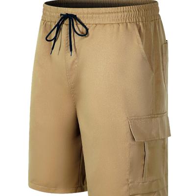 Mode heren nieuwe grote maten sport losse werk shorts multi-pocket tie rope vijf minuten shorts heren