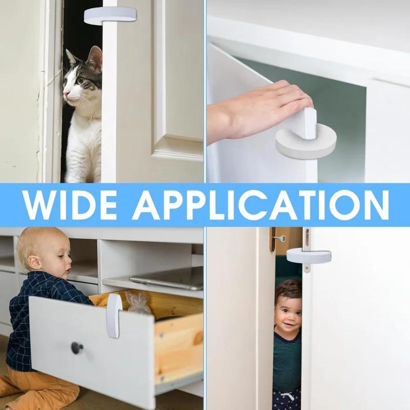 6Pcs Baby Safety Door Stopper Newborn Furniture Protector Anti-pinch Hand Child Lock Finger Pinch Guard Proof Door Slam Stopper