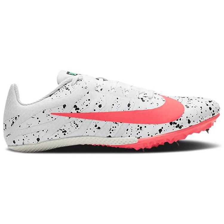 Nike Zoom Rival S 9 Paint Splatter White Crimson Jade Women's 907565-101
