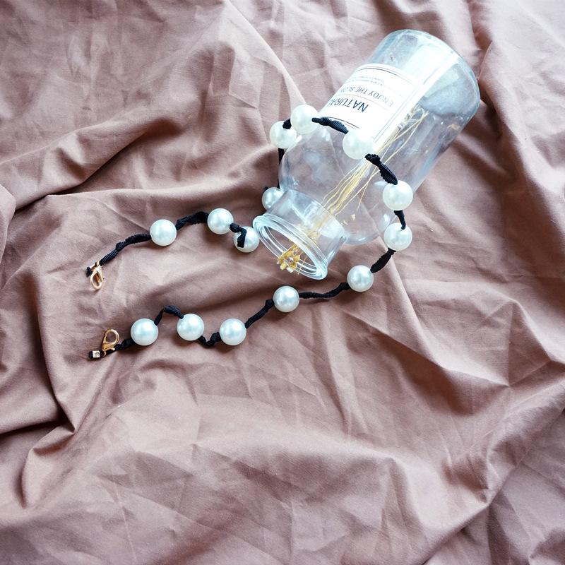 DIY Тканевая Жемчужная Цепочка Детская Летняя Соломенная Шляпа Осенняя И Зимняя Шерстяная Шляпа Декоративные Аксессуары Шнурок Ретро Интернет-Знаменитость